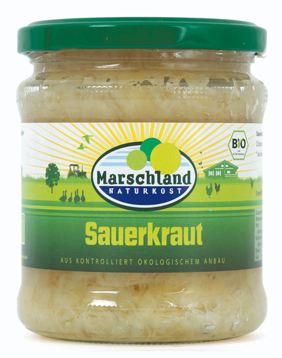 Surkål - Sauerkraut, 370 ml, økologisk, Marschland