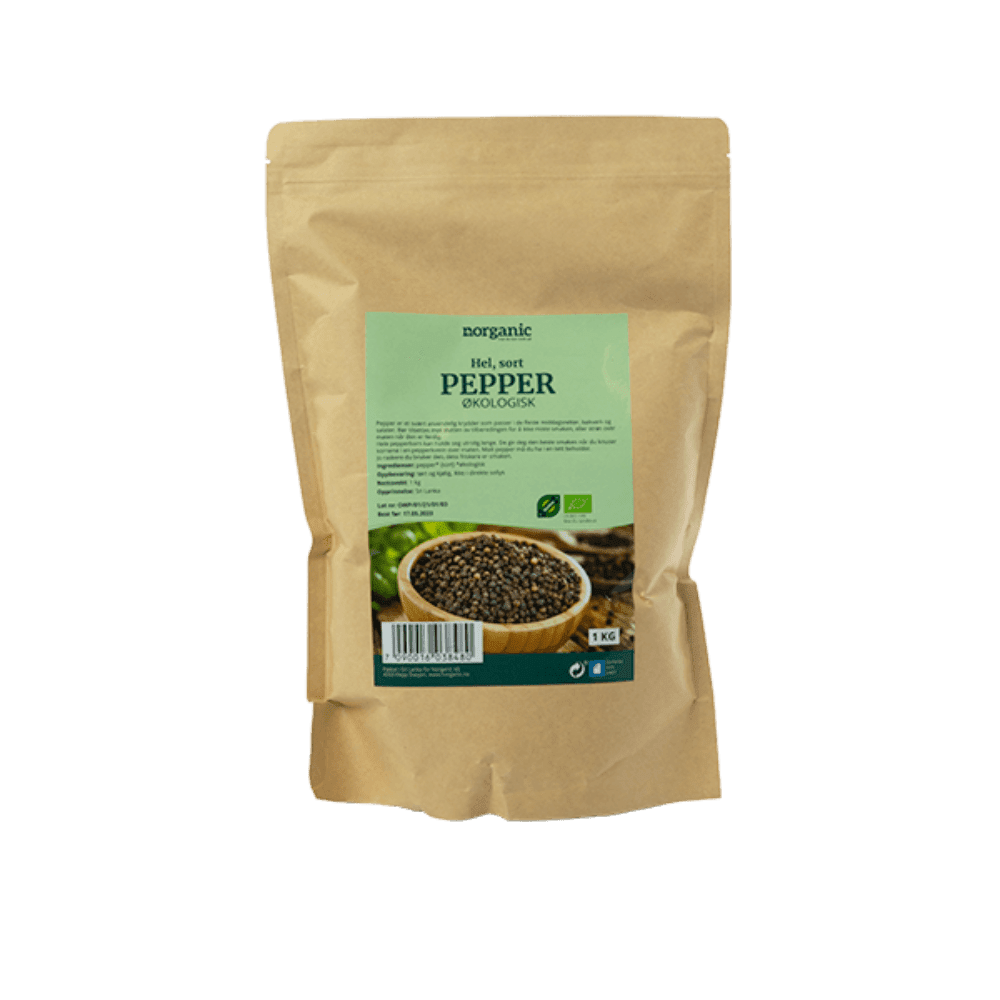 Pepper, hel,1 kg, økologisk