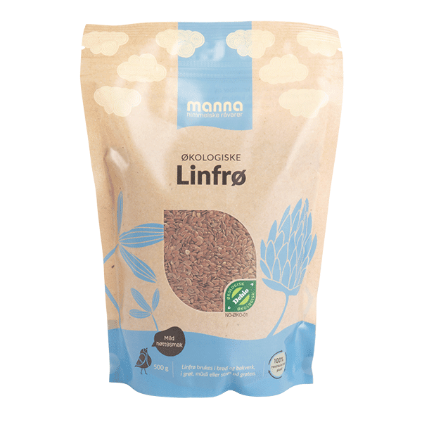 Linfrø, 500 g, økologisk, Manna