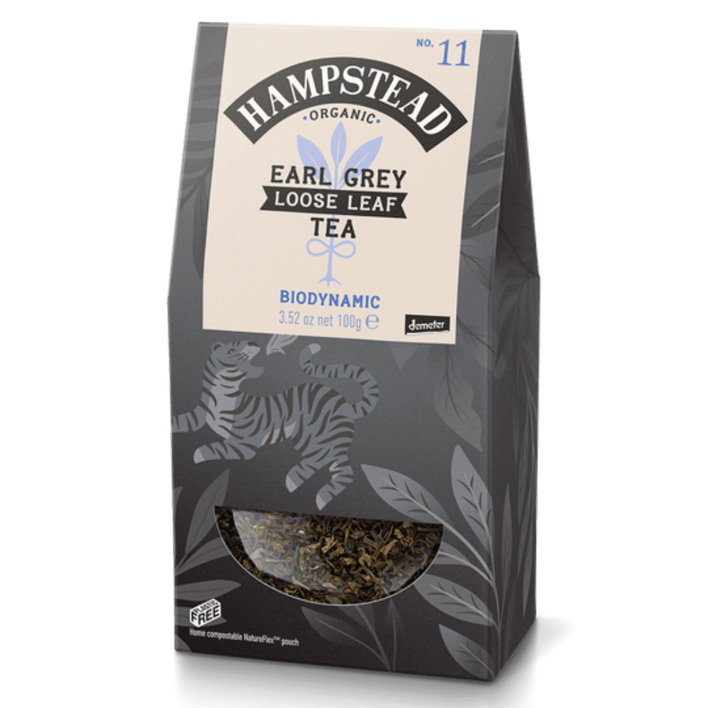 Earl Grey Tea, løsvekt, 100 g, økologisk, Hampstead