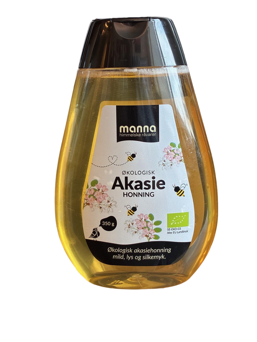 Akasiehonning, 350 g, økologisk, Manna