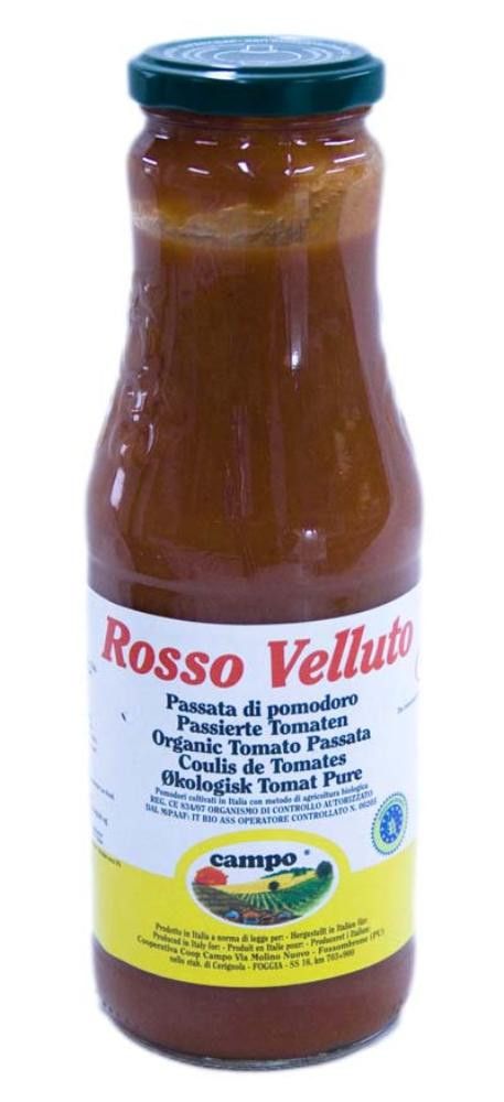 Tomatpassata, 8%, 700g, økologisk, RossoVelluto