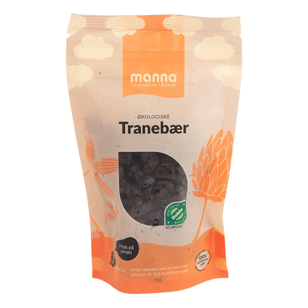 Tranebær, 200 g, økologisk, Manna