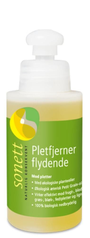 Flekkfjerner, flytende, 120 ml, økologisk, Sonett