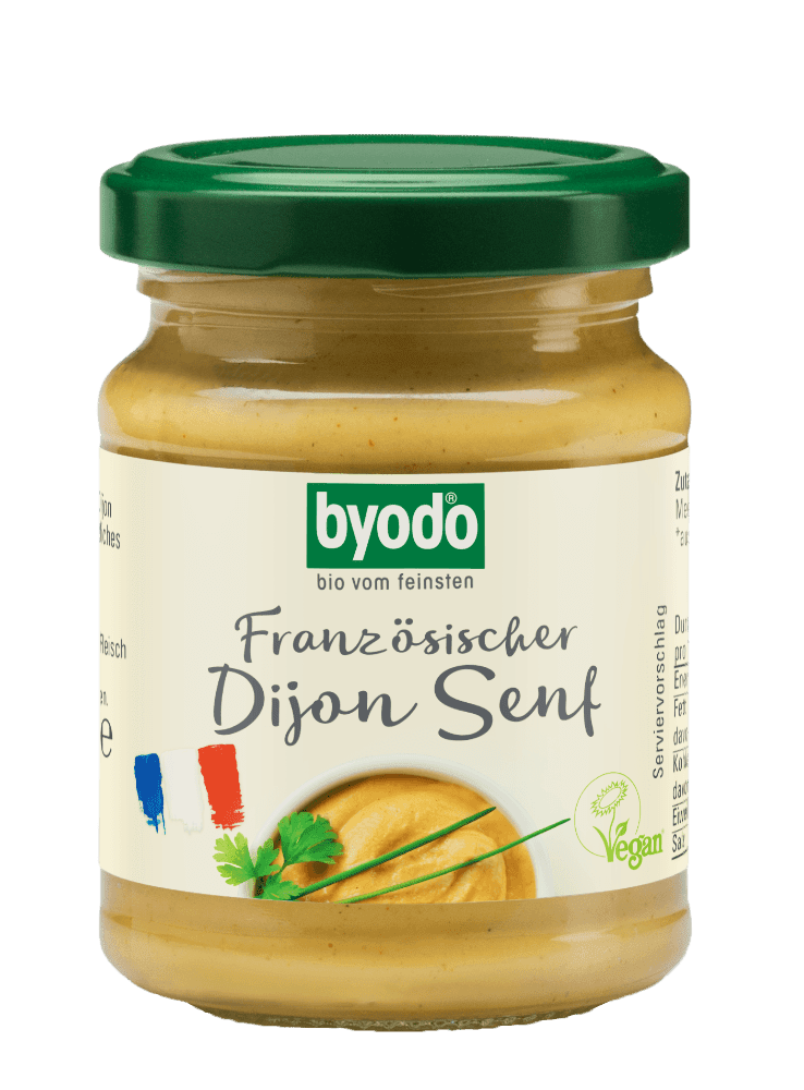 Sennep Dijon, 125 ml, økologisk, Byodo