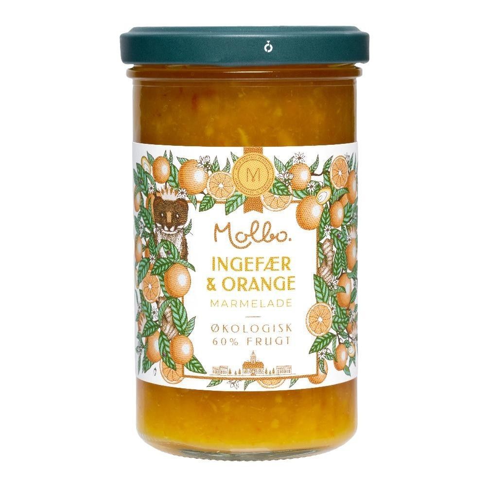 Syltetøy, ingefær & appelsin, 290 g, økologisk, Rømer Vegan