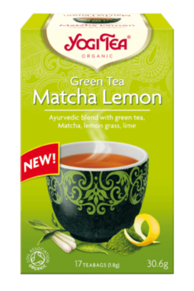 Green Matcha Lemon, 17 poser, økologisk, Yogi Tea