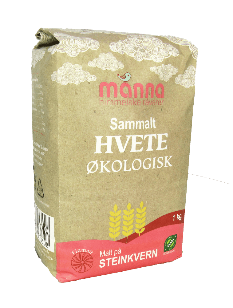 Hvete sammalt,1 kg, økologisk, Manna