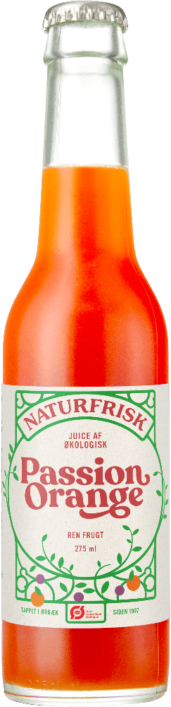Passion Orange drikk, 275 ml, økologisk,Naturfrisk