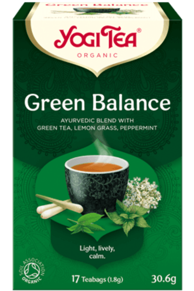 Green Balance te, 17 poser, økologisk, Yogi Tea