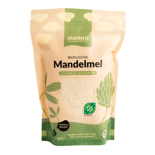Mandelmel, 400 g, økologisk, Manna