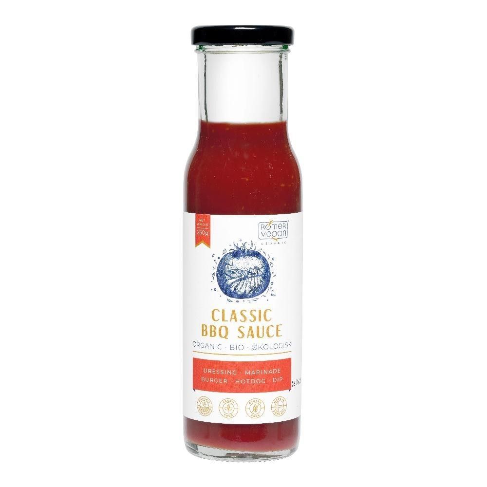 BBQ saus klassisk, 250 g, økologisk, Rømer Vegan