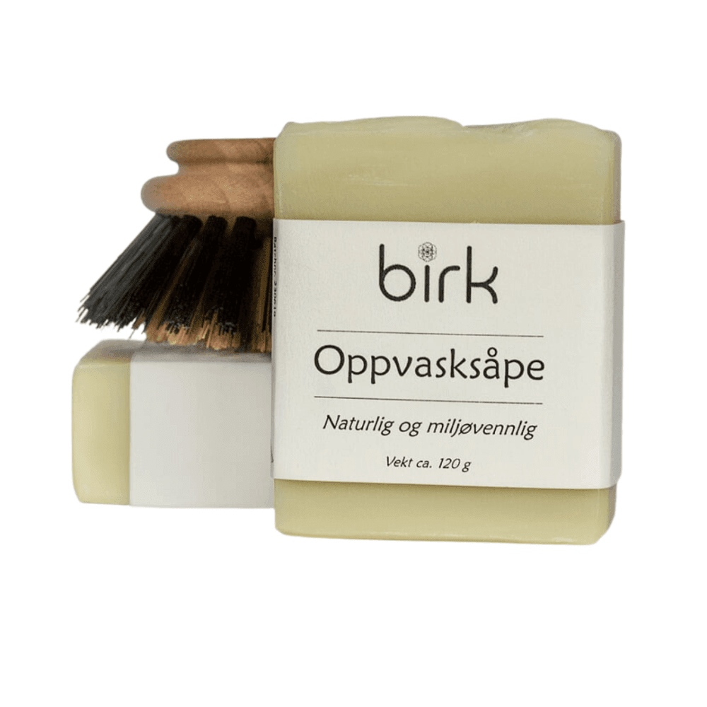 Såpestykke til oppvask, 120 g, Birk