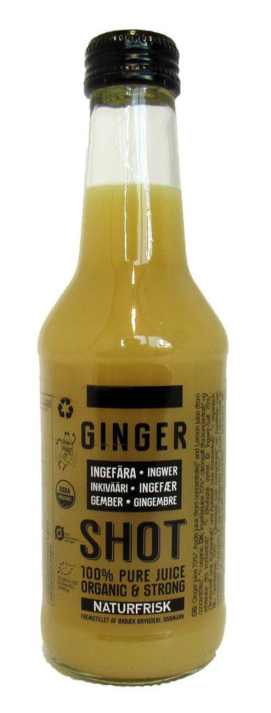 Ingefærshot, 250 ml, økologisk, Naturfrisk