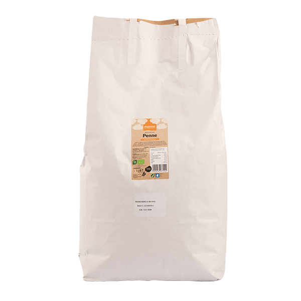 Penne, durum, 5 kg, økologisk, Manna