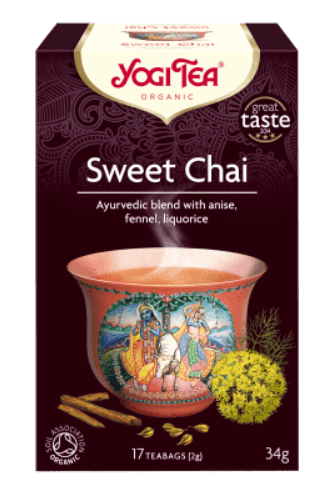 Sweet Chai te, 17 poser, økologisk, Yogi Tea
