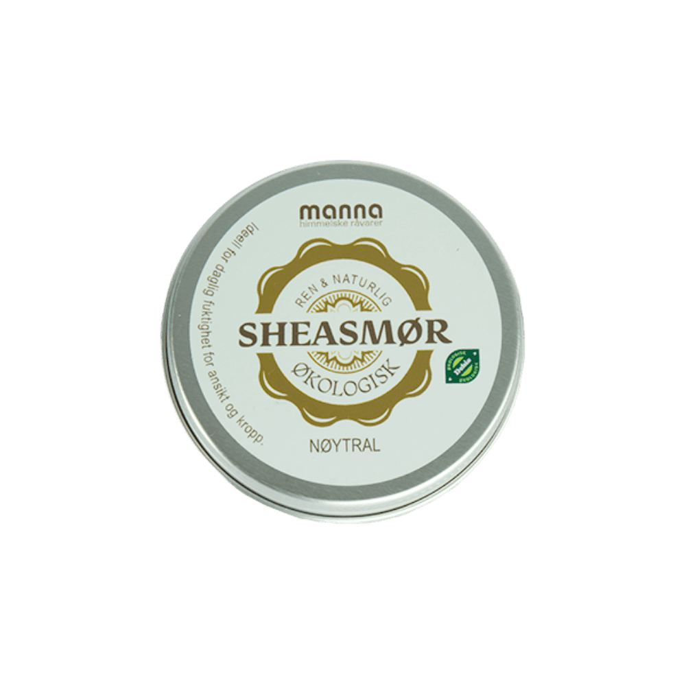Sheasmør nøytral, 50 g, økologisk, Manna