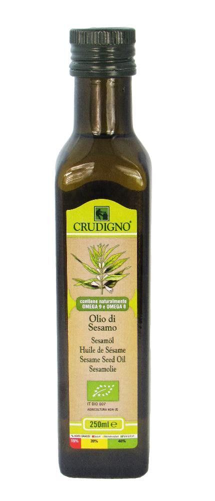 Sesamolje, 250 ml, økologisk, Crudigno