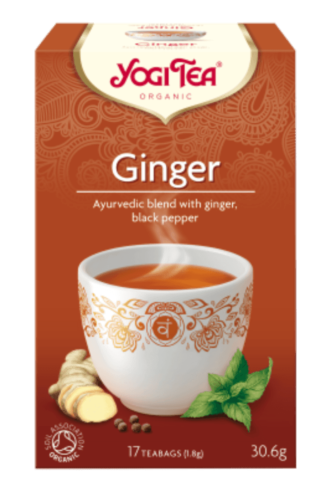 Ginger te,17 poser, økologisk, Yogi Tea