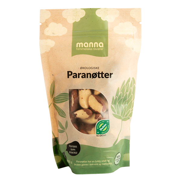 Paranøtter, 200 g, økologisk, Manna