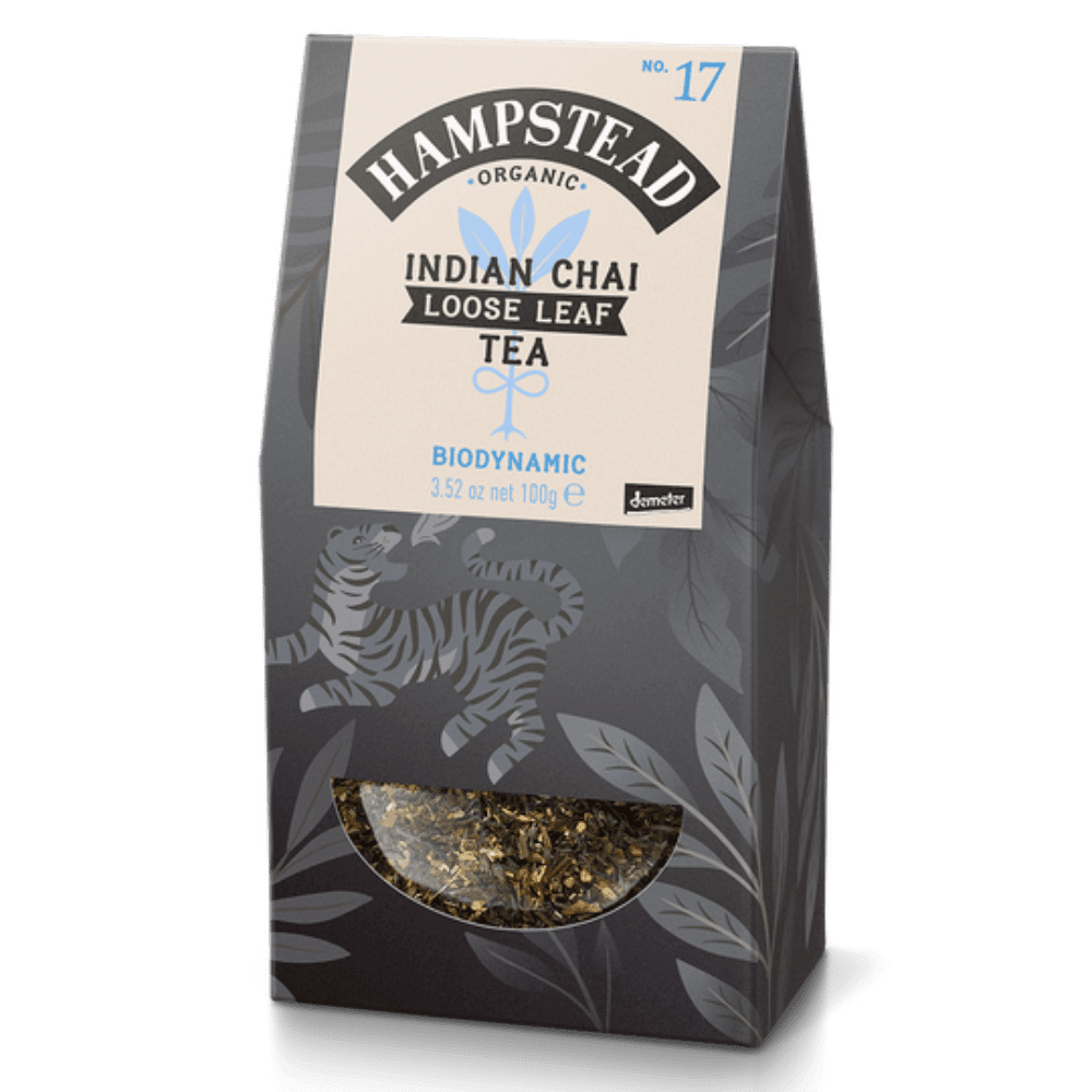 Indian Chai Tea, løsvekt, 100 g, økologisk, Hampstead
