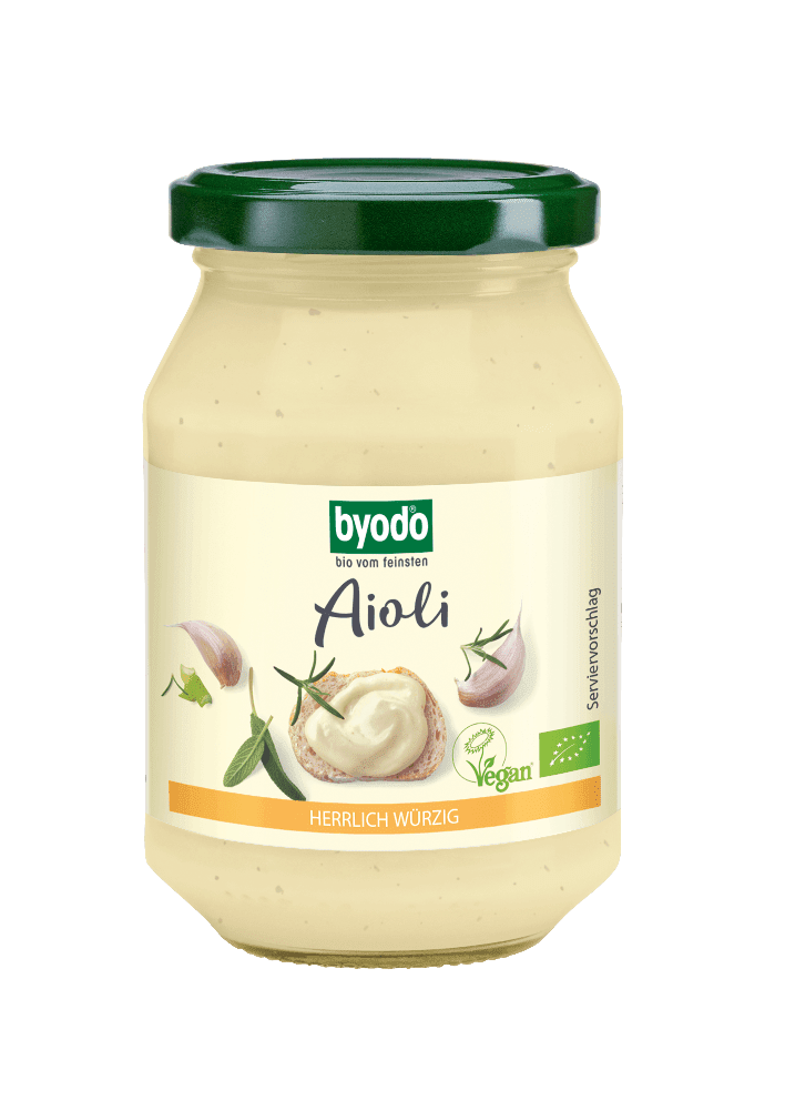 Aioli vegan, 250 ml, økologisk, Byodo