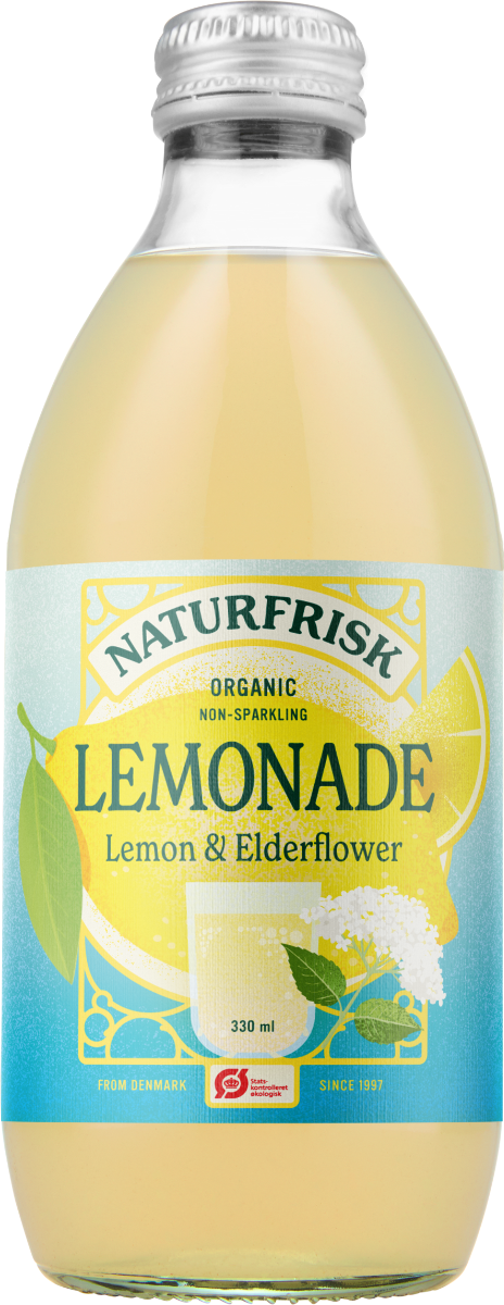 Hylleblomst Lemonade,330 ml, økologisk, Naturfrisk