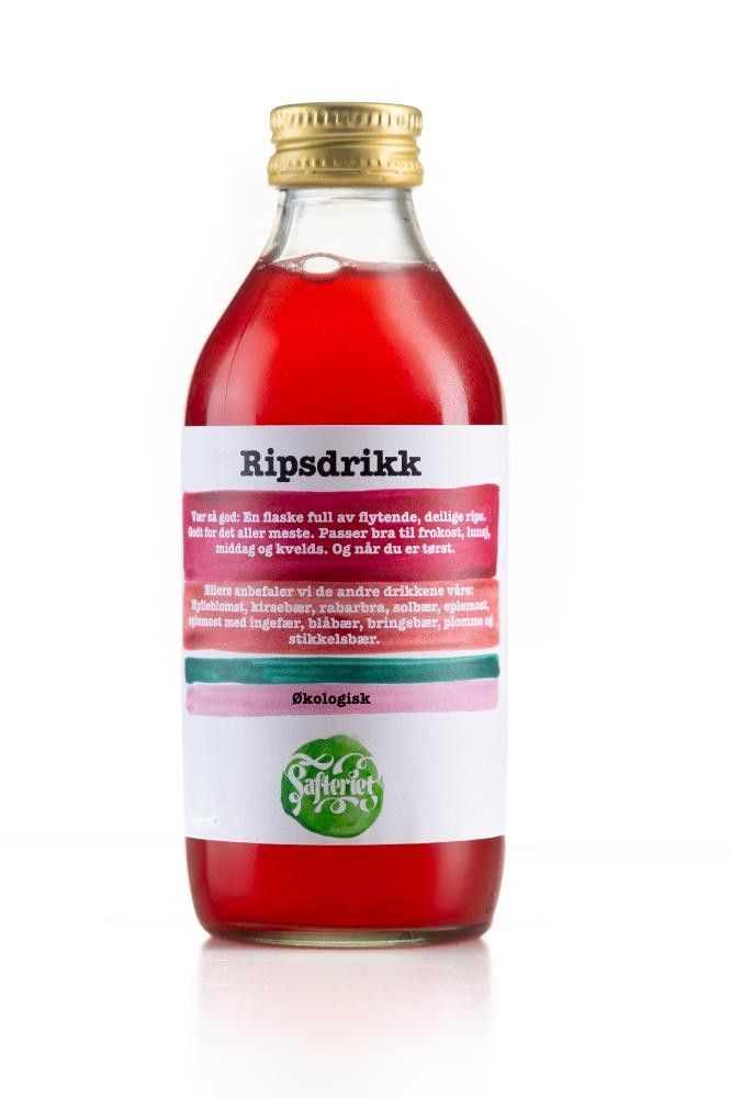 Ripsdrikk, 0,25 l, økologisk, Safteriet