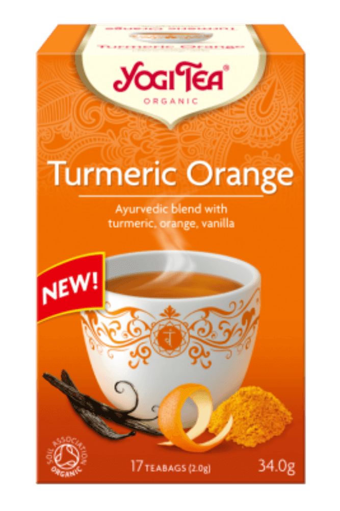 Turmeric Orange te, 17 poser, økologisk, Yogi Tea