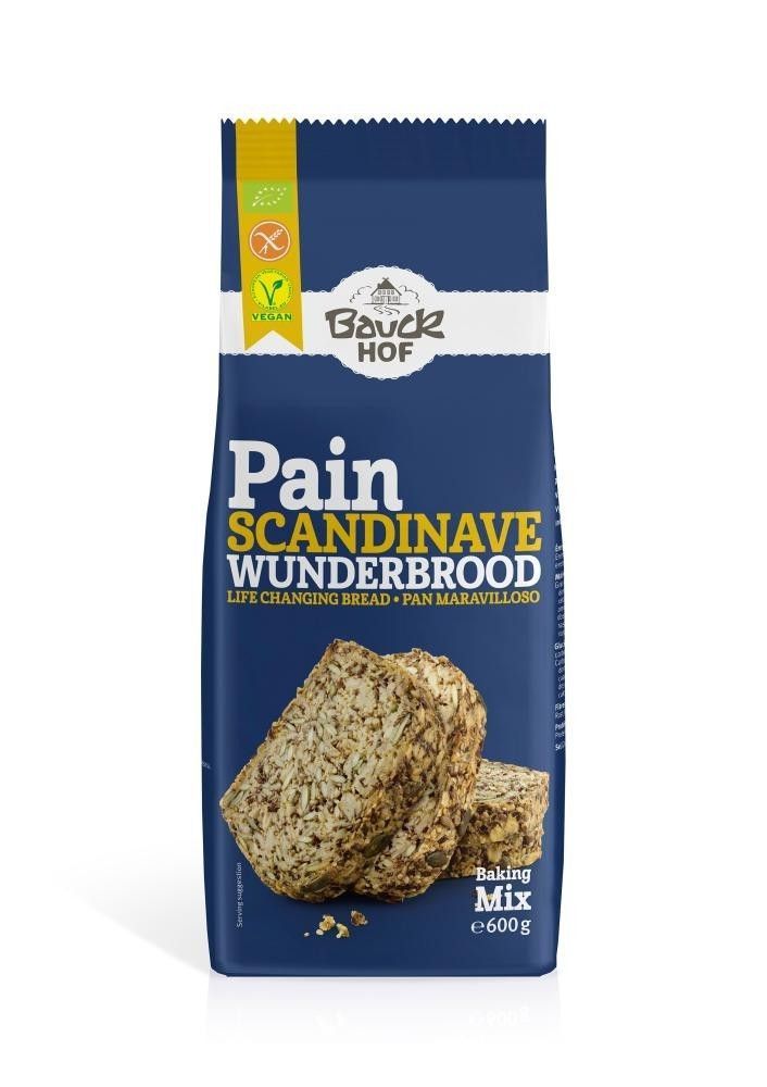 Wunderbrød, glutenfritt, 600 g, økologisk, Bauckhof