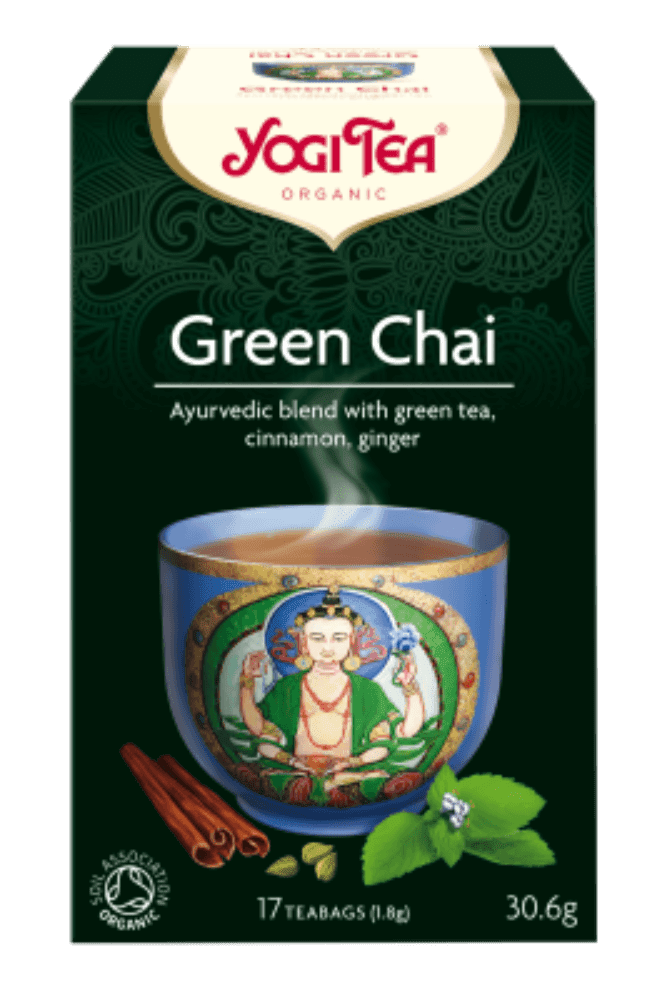 Green Chai te, 17 poser, økologisk, Yogi Tea