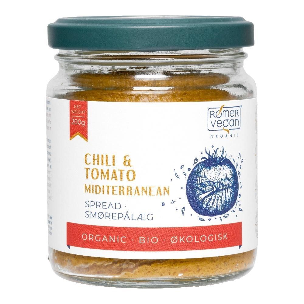 Pålegg, chili & tomat, 200 g, økologisk, Rømer Vegan