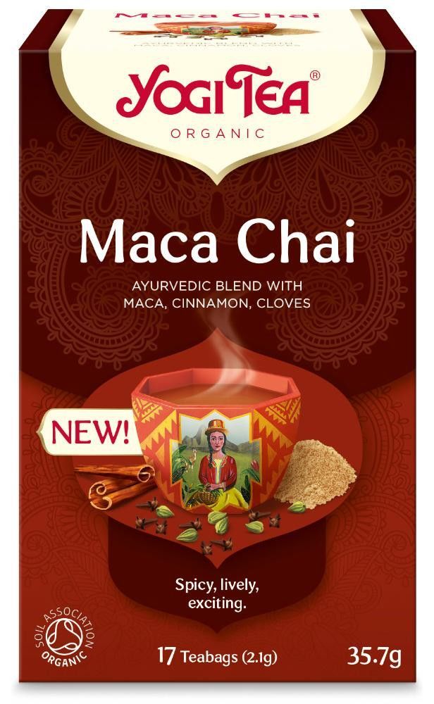 Maca Chai te, 17 poser, økologisk, Yogi Tea