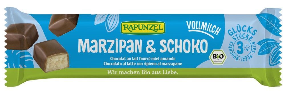 Marsipanbiter lys, 50 g, økologisk, Rapunzel