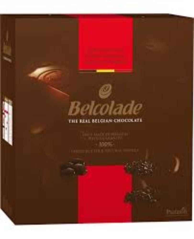 Sjokolade, mørk 50%, 10 kg, økologisk, Belcolade