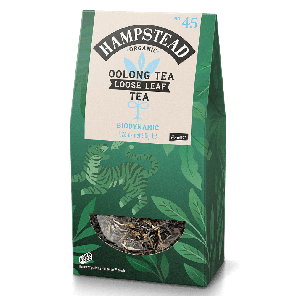 Oolong Tea, løsvekt, 50 g, økologisk, Hampstead