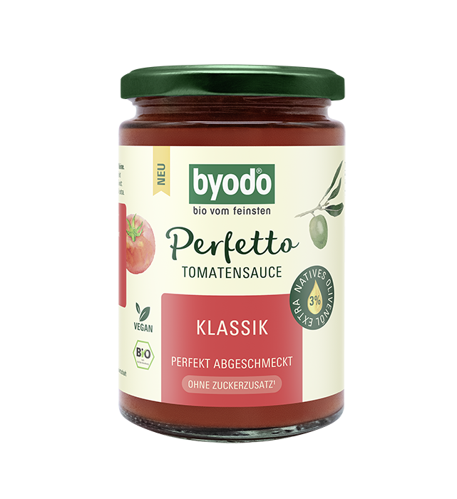 Pastasaus, klassisk, 350 g, økologisk, Byodo