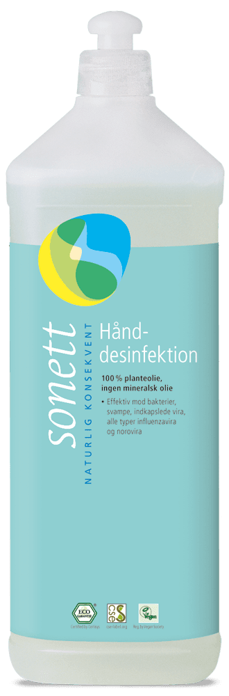 Desinfeksjonsmiddel, hender,1 l, økologisk, Sonett