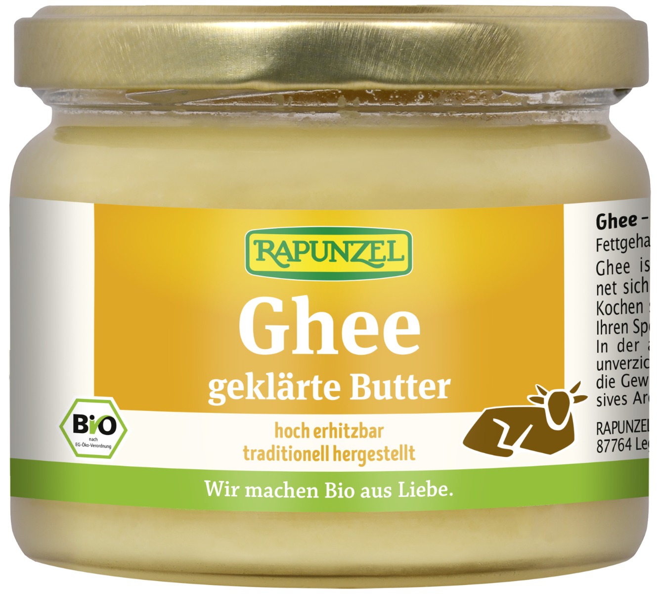 Ghee, 250 g, økologisk, Rapunzel
