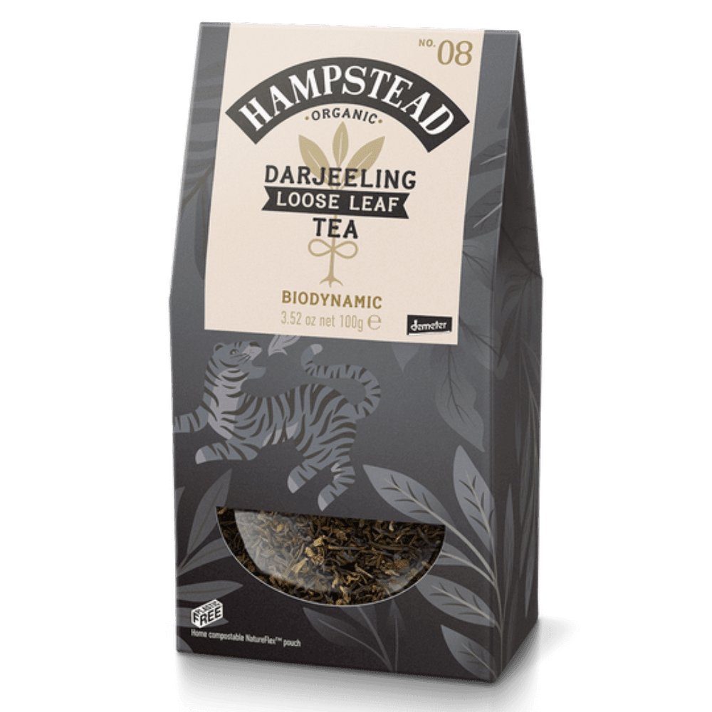 Darjeeling Tea, løsvekt, 100 g, økologisk, Hampstead