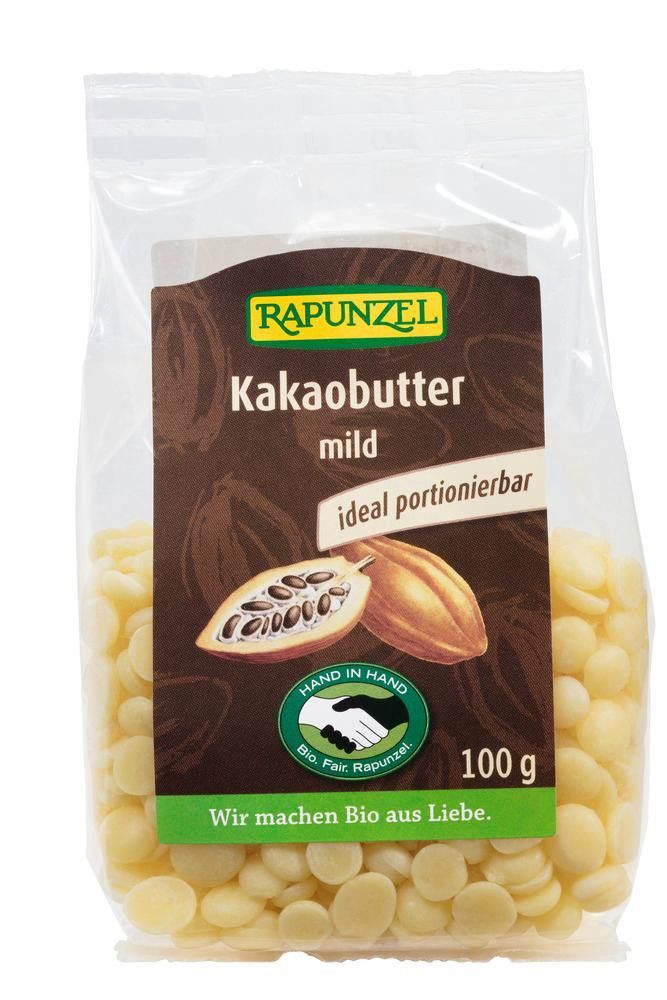 Kakaosmør i biter, 100 g, økologisk, Rapunzel