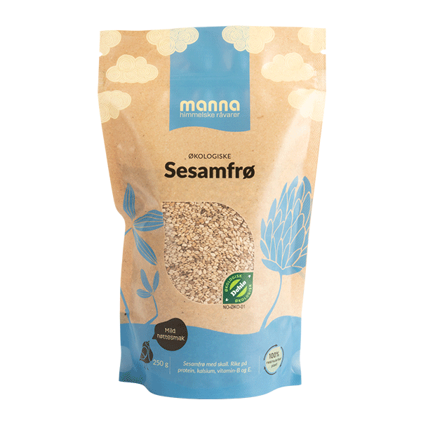 Sesamfrø, 250 g, økologisk, Manna