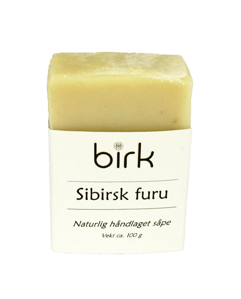 Såpestykke, sibirsk furu, 95 g, Birk