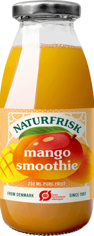 Mangosmoothie, 250 ml, økologisk, Naturfrisk