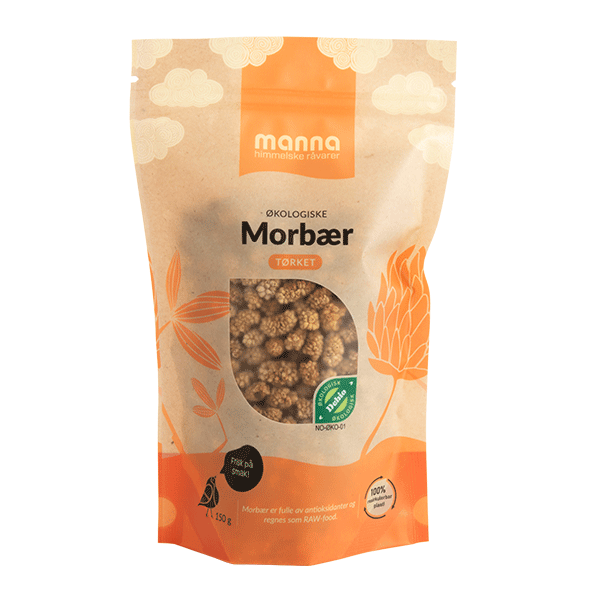 Morbær, 150 g, økologisk, Manna