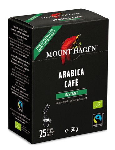 Kaffesticks, fri, 25 stk, økologisk, Mount Hagen
