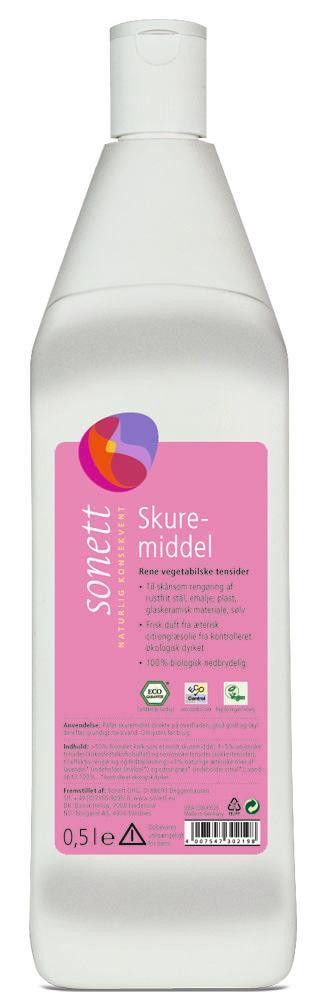Skuremiddel, 0,5 l, økologisk, Sonett