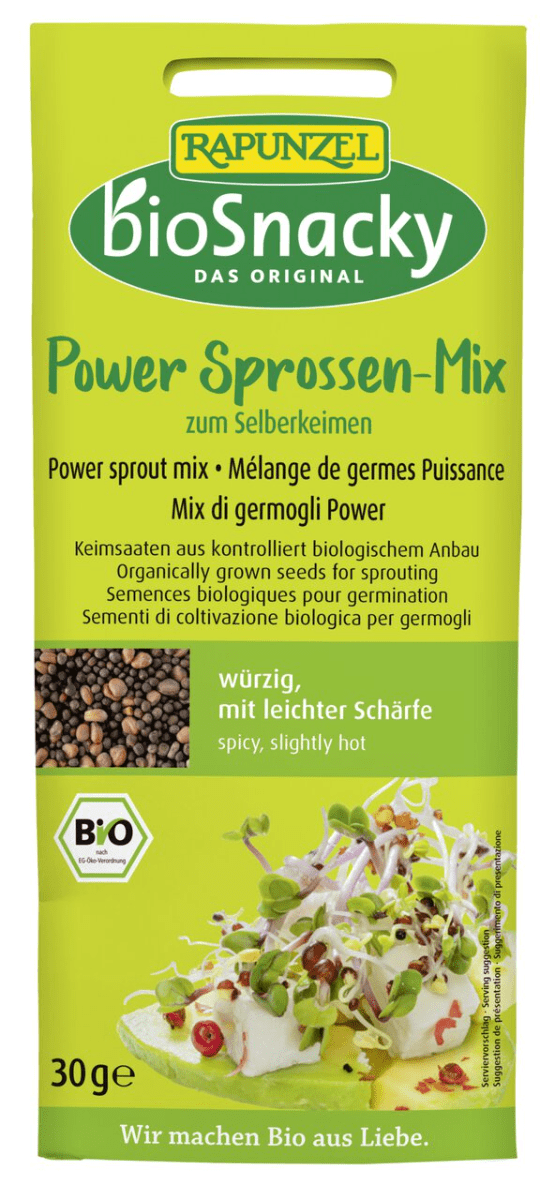 Spirefrø, powermiks, 30 g, økologisk, bioSnacky