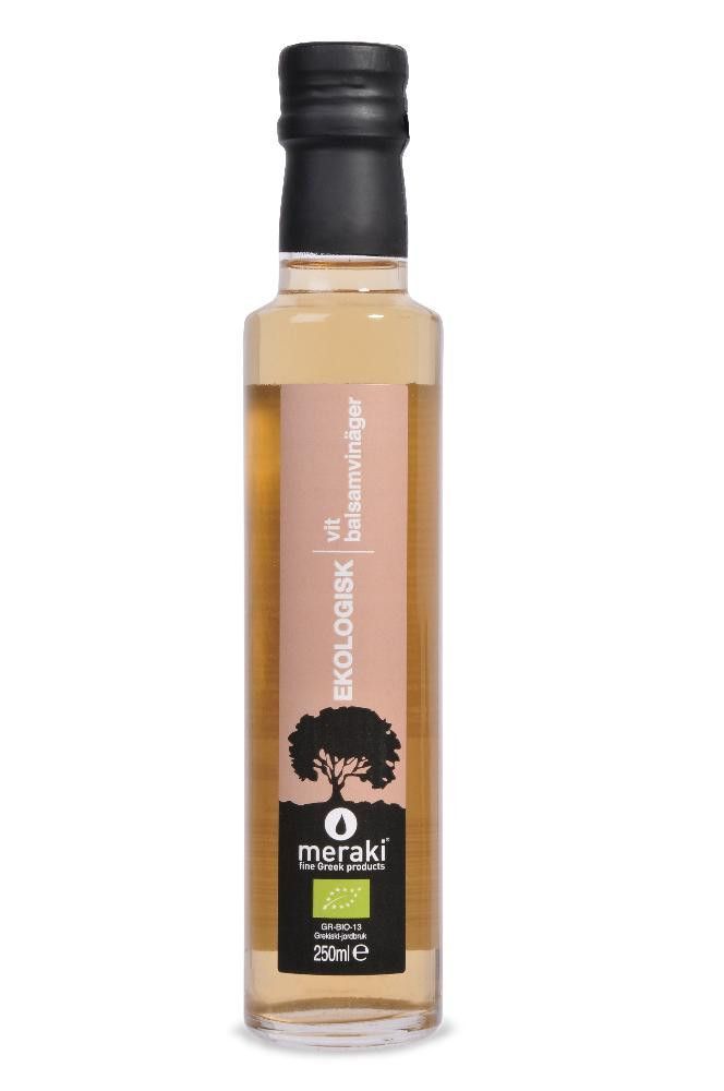 Balsamicoeddik hvit, 250 ml, økologisk, Meraki