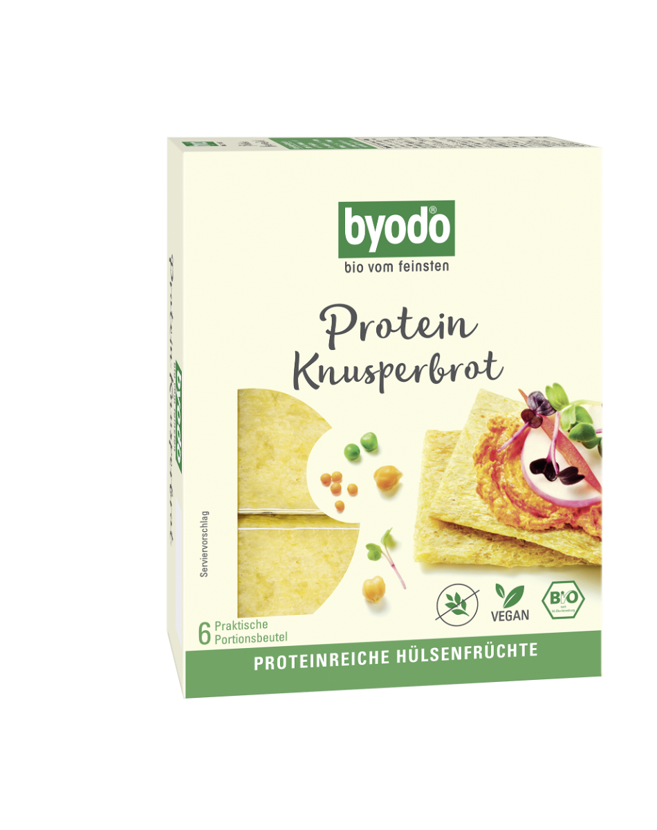Knekkebrød protein, økologisk, 110 g, Byodo